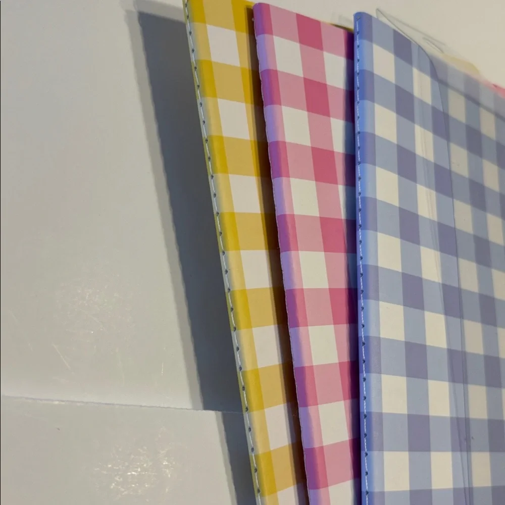 Draper James Gingham Journal Set of 3
